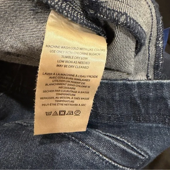 Pilcro Dark Blue Flare Jeans - Picture 8 of 8